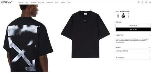 Off Whitte Premıum Tişört