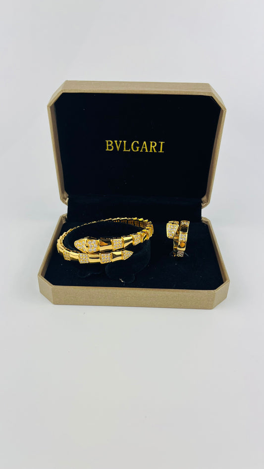 Bvlgarı Bileklik Yüzük Takımı
